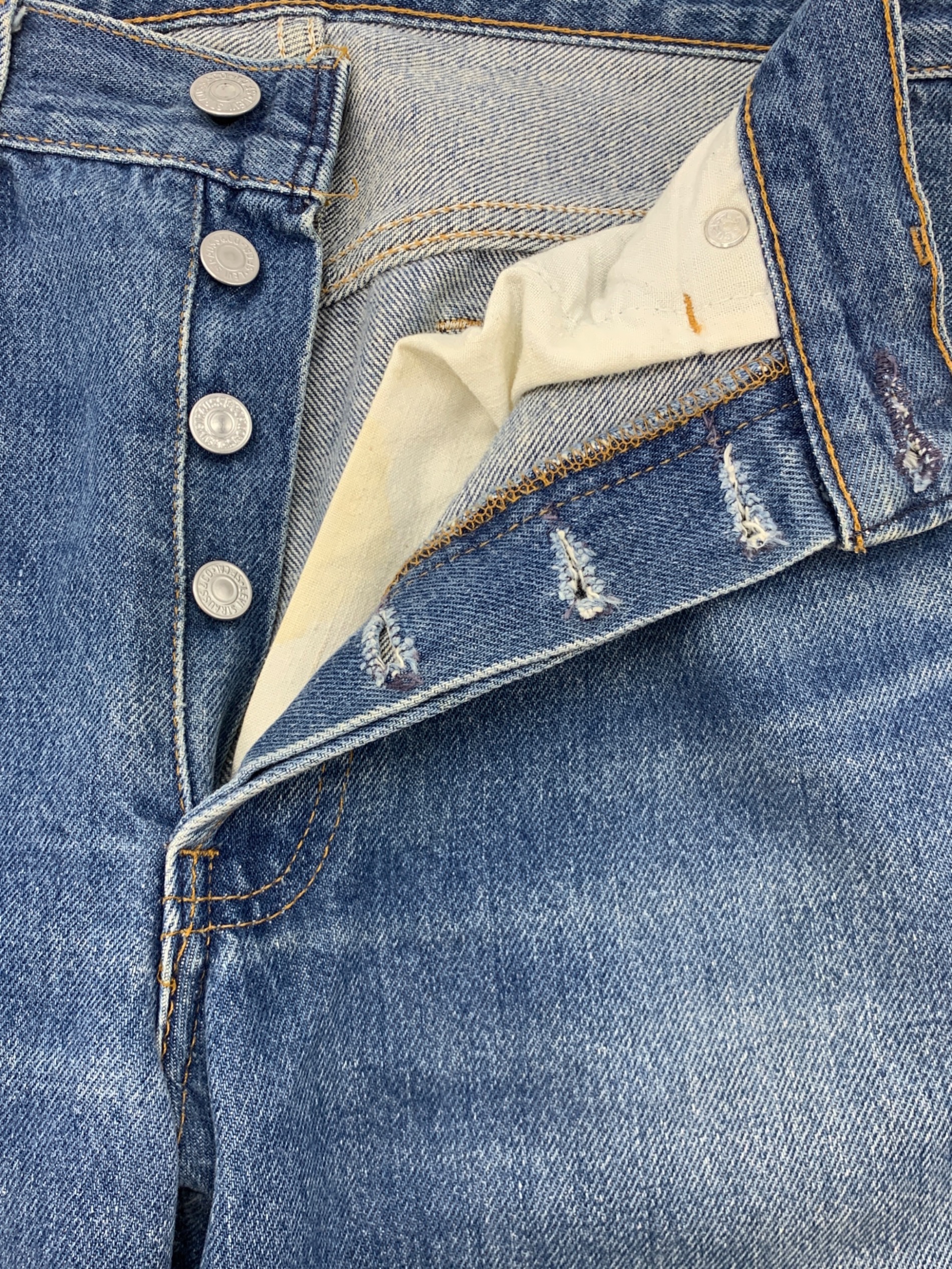 中古・古着通販】LEVI'S (リーバイス) 501デニムパンツ ブルー サイズ