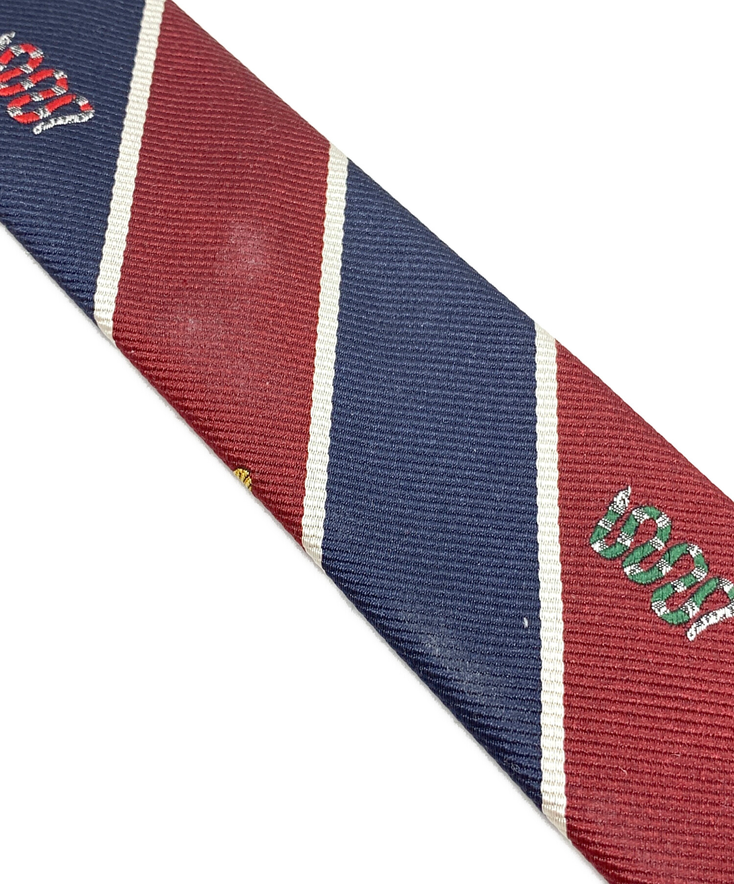 中古・古着通販】GUCCI (グッチ) ネクタイ SYMBOLS MOTIF ネイビー