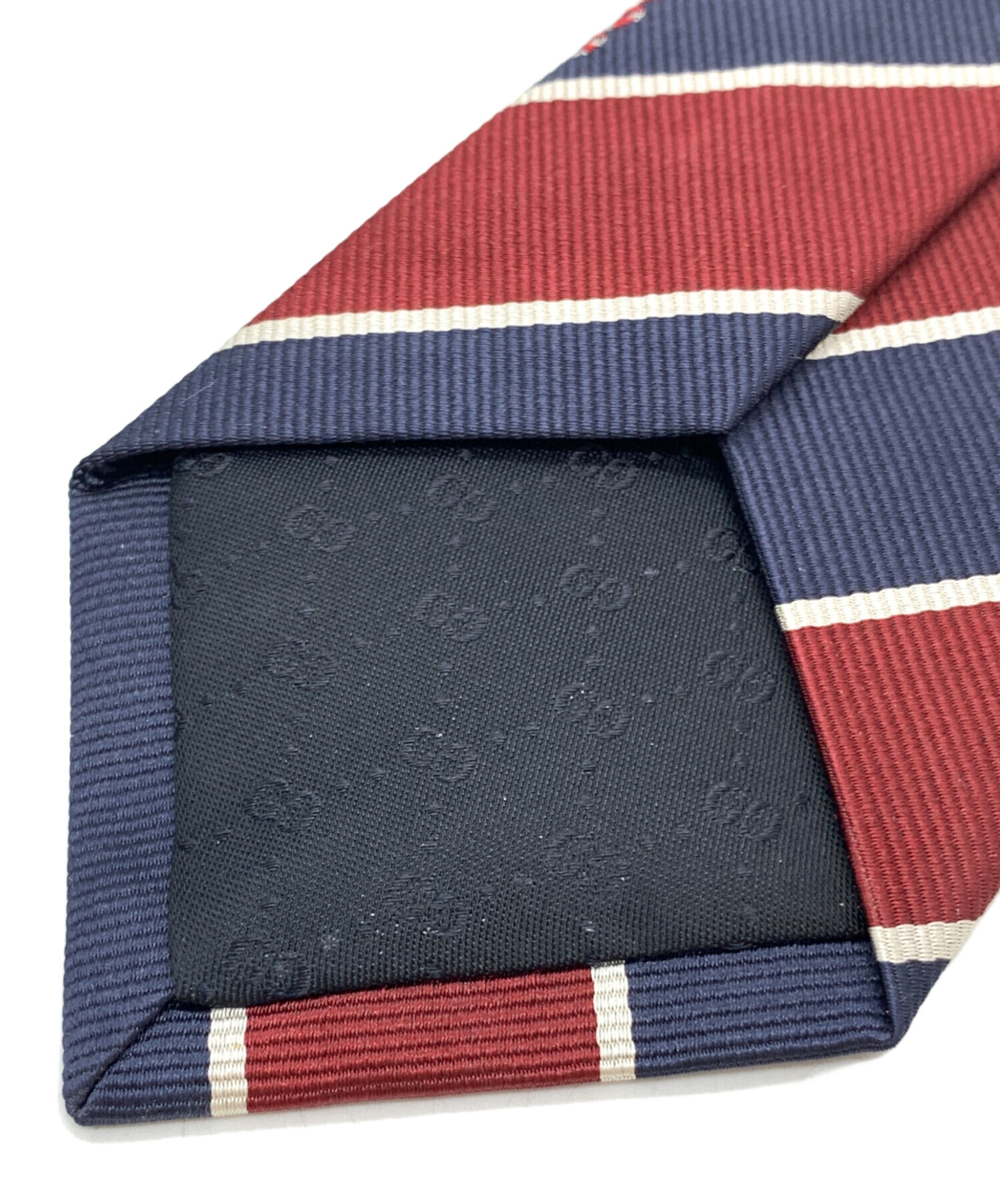 中古・古着通販】GUCCI (グッチ) ネクタイ SYMBOLS MOTIF ネイビー