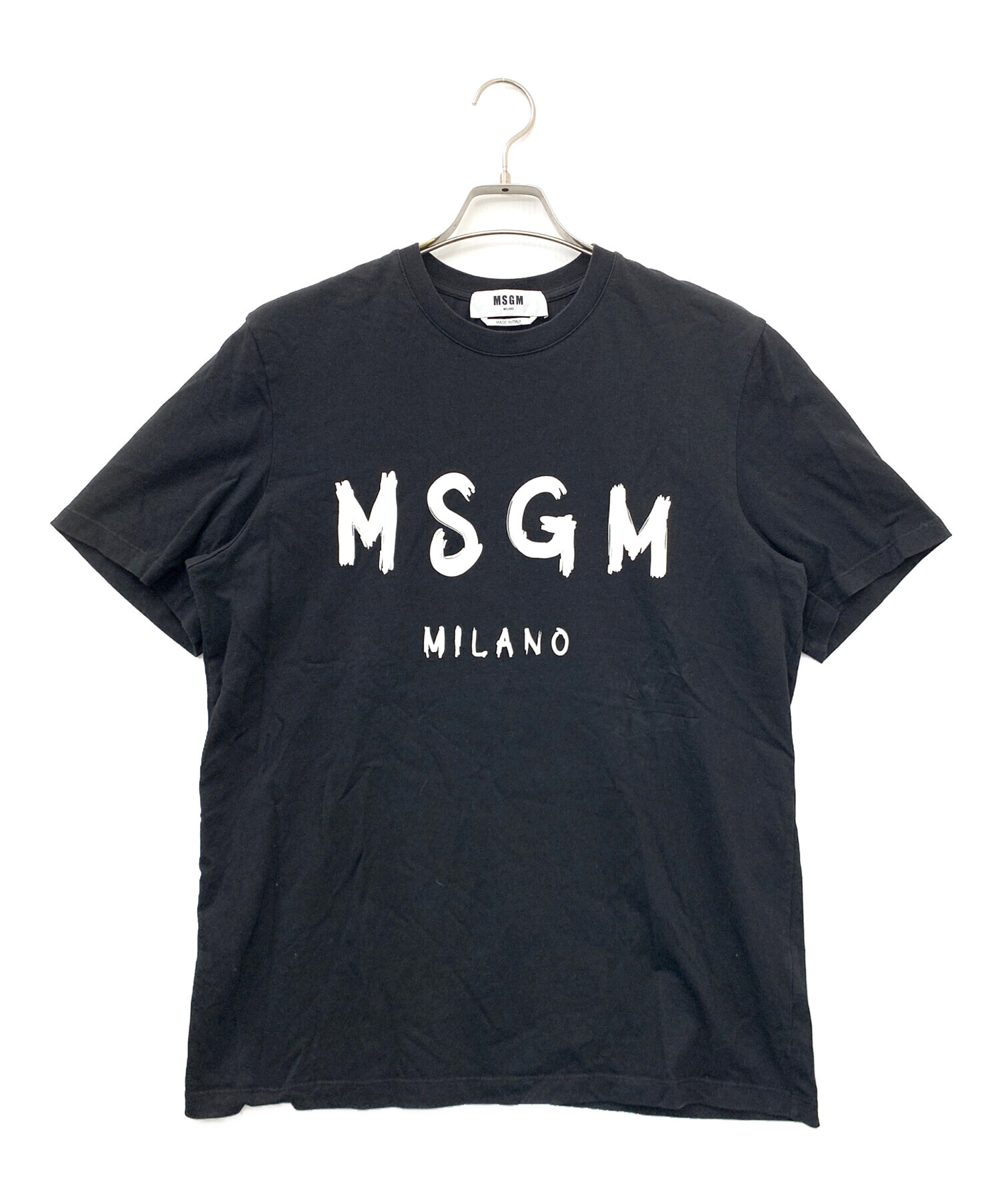 中古・古着通販】MSGM (エムエスジーエム) 半袖カットソー ブラック 