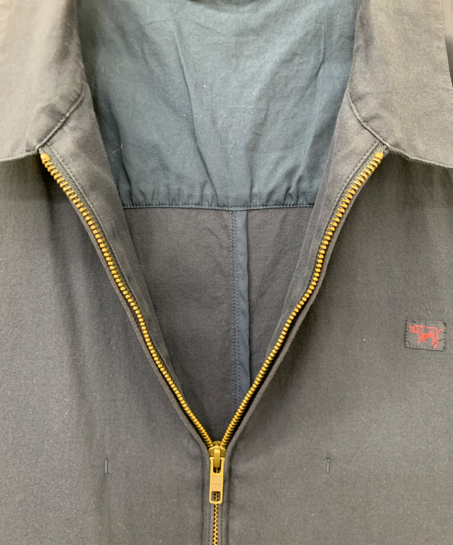 中古・古着通販】PAPAS (パパス) ジップジャケット ネイビー サイズ:L