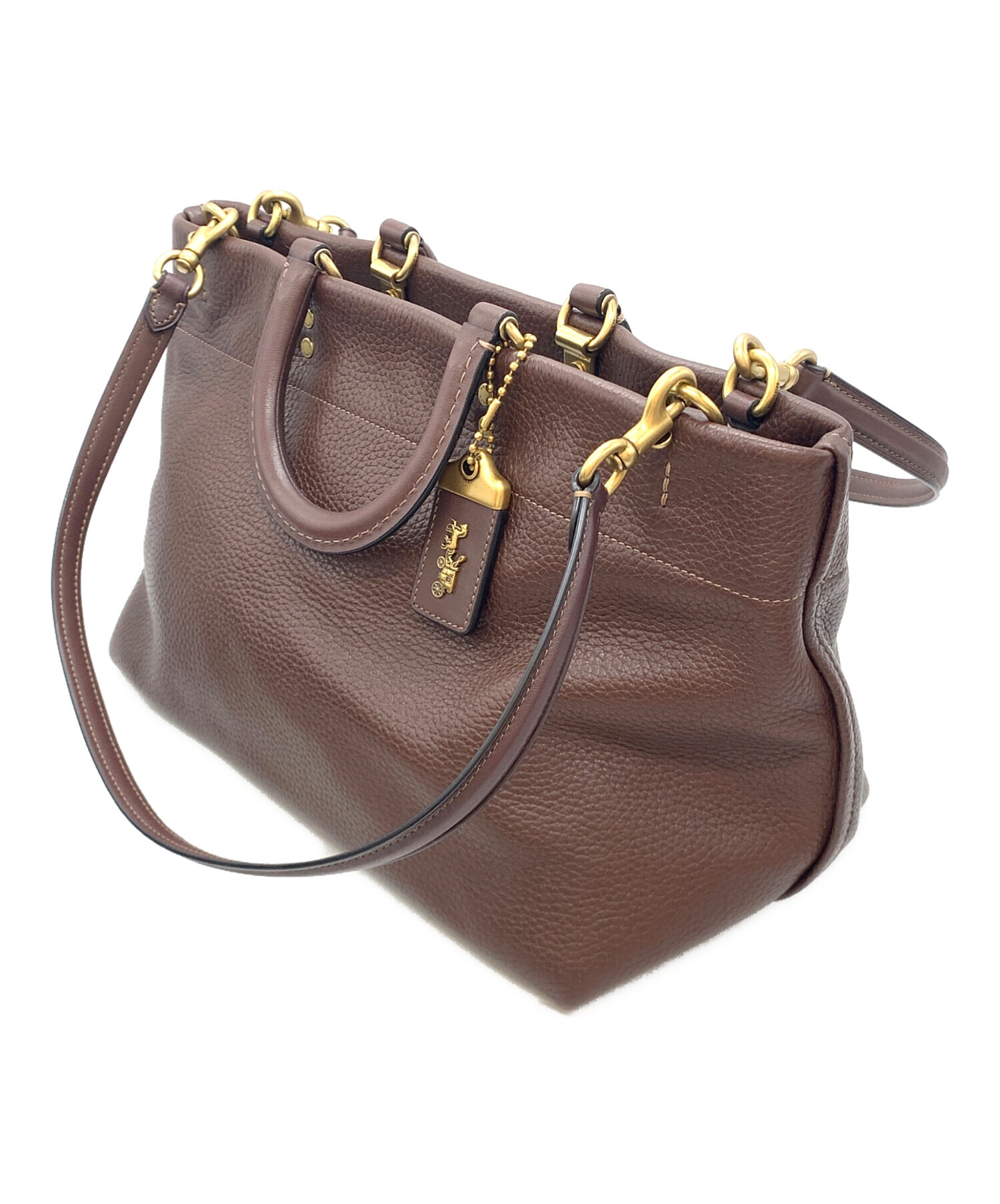 中古・古着通販】COACH (コーチ) ローグ トート 31 ブラウン｜ブランド 