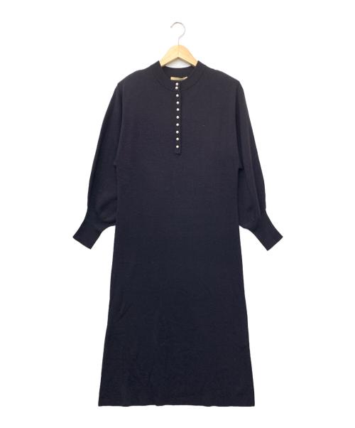 中古・古着通販】Curensology (カレンソロジー) パールフロントニット