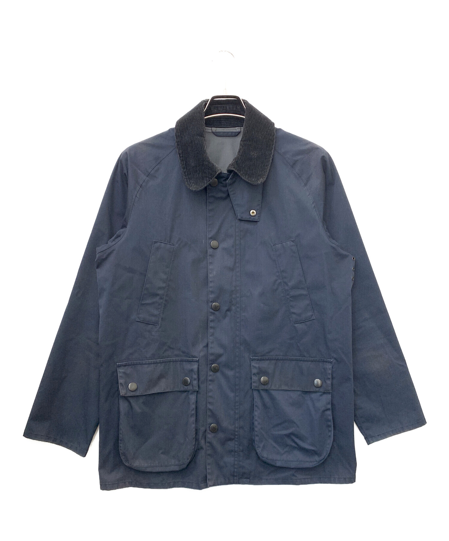 中古・古着通販】Barbour (バブアー) ノンオイルドジャケット ネイビー 