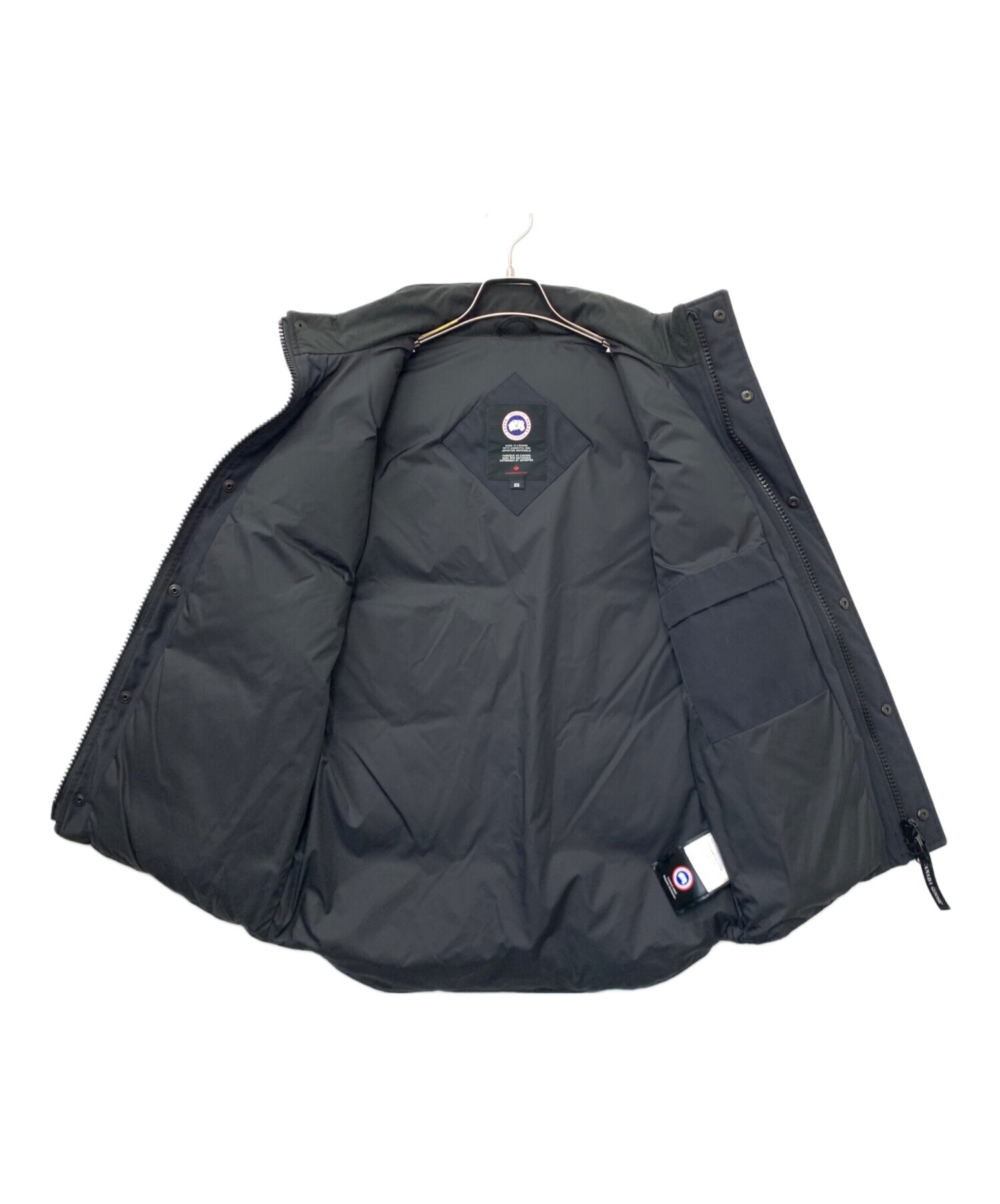 中古・古着通販】CANADA GOOSE (カナダグース) ダウンベスト ブラック