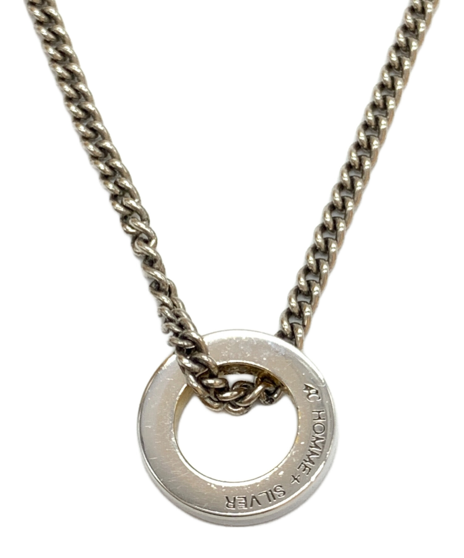 【未使用】4℃ HOMME + ネックレス　シルバー　925 中古・古着通販】4°C HOMME+ (ヨンドシー オムプラス) シルバー