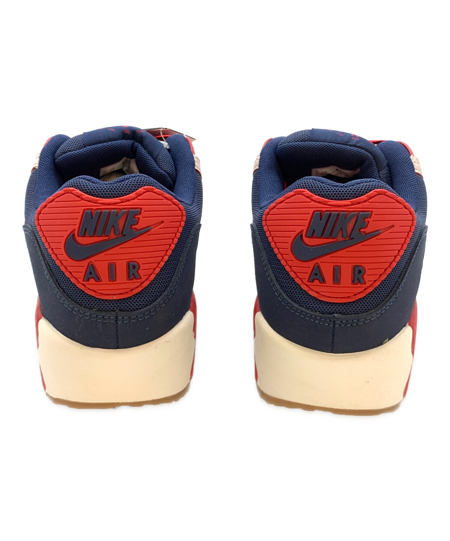 中古・古着通販】NIKE (ナイキ) AIR MAX 90 PREMIUM ネイビー×レッド 