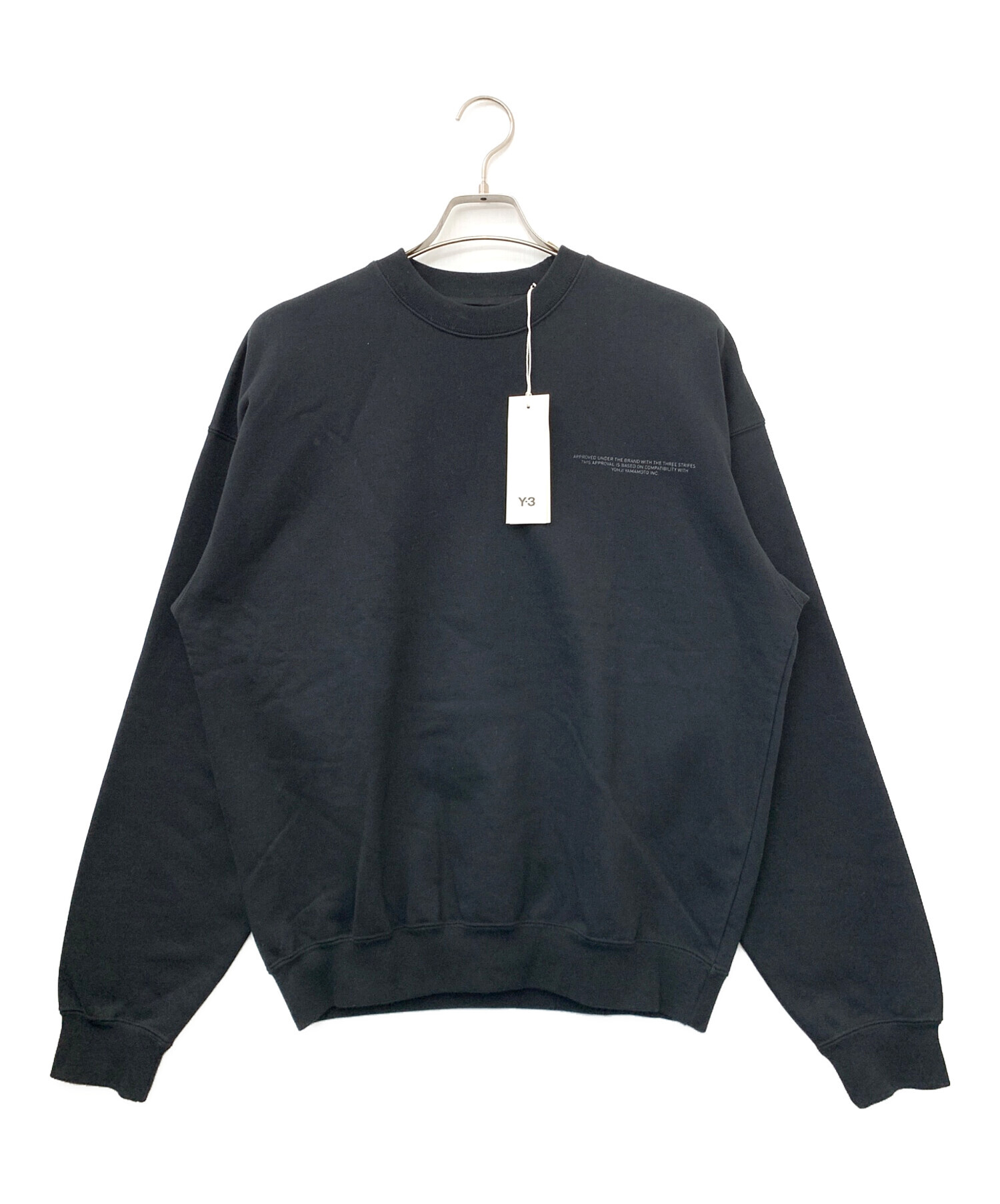 中古・古着通販】Y-3 (ワイスリー) ロゴクルーネックスウェット