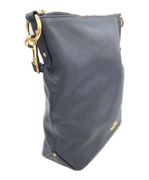 中古・古着通販】COACH (コーチ) 2WAYショルダーバッグ ネイビー