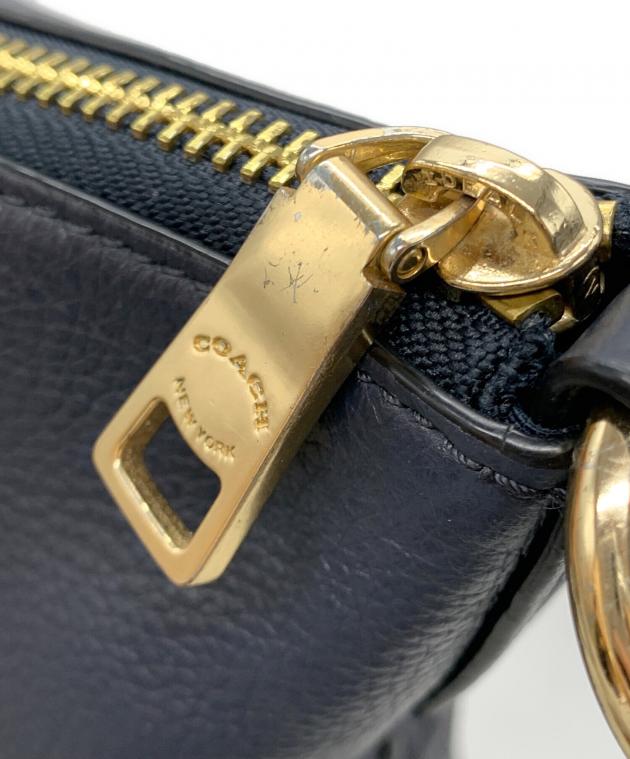 中古・古着通販】COACH (コーチ) 2WAYショルダーバッグ ネイビー