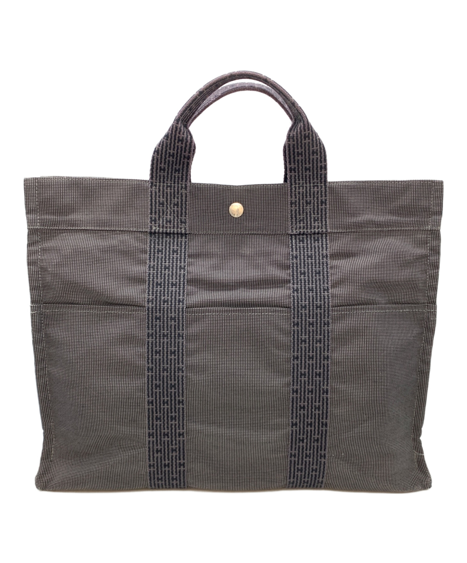 中古・古着通販】HERMES (エルメス) エールライン トートバッグ グレー
