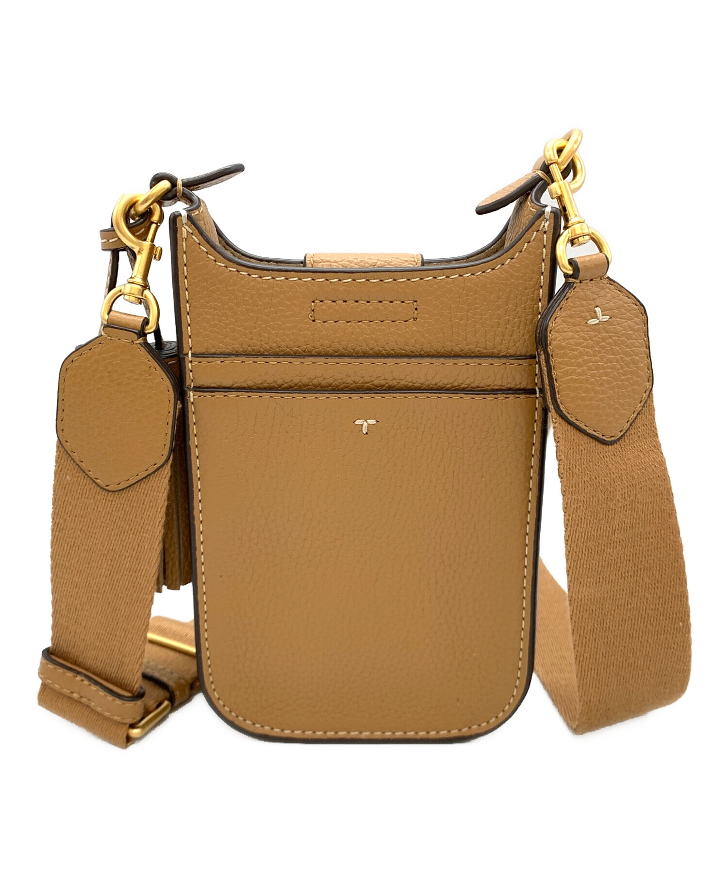 TORY BURCH トリーバーチ ショルダーバッグ  ベージュ 【古着】【中古】【送料無料】 中古・古着通販】TORY BURCH (トリーバーチ) ショルダーバッグ