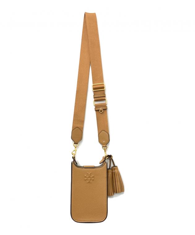 TORY BURCH / トリーバーチ ■クロスボディ ショルダーバッグ レザー ライトベージュ 【バッグ/バック/BAG/鞄/カバン】 ブランド【中古】 [0990015054] 中古・古着通販】TORY BURCH (トリーバーチ) ショルダーバッグ