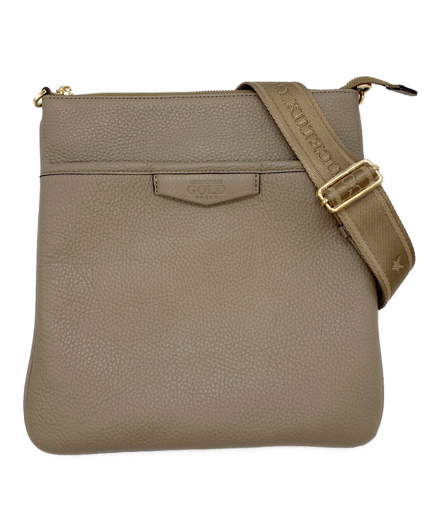COCOCELUX GOLD ココセリュクスゴールド/レザー2wayショルダーバッグ/SAランク/77【中古】 美品 cococelux gold ココリュックスゴールド パイソン レザーコンビ