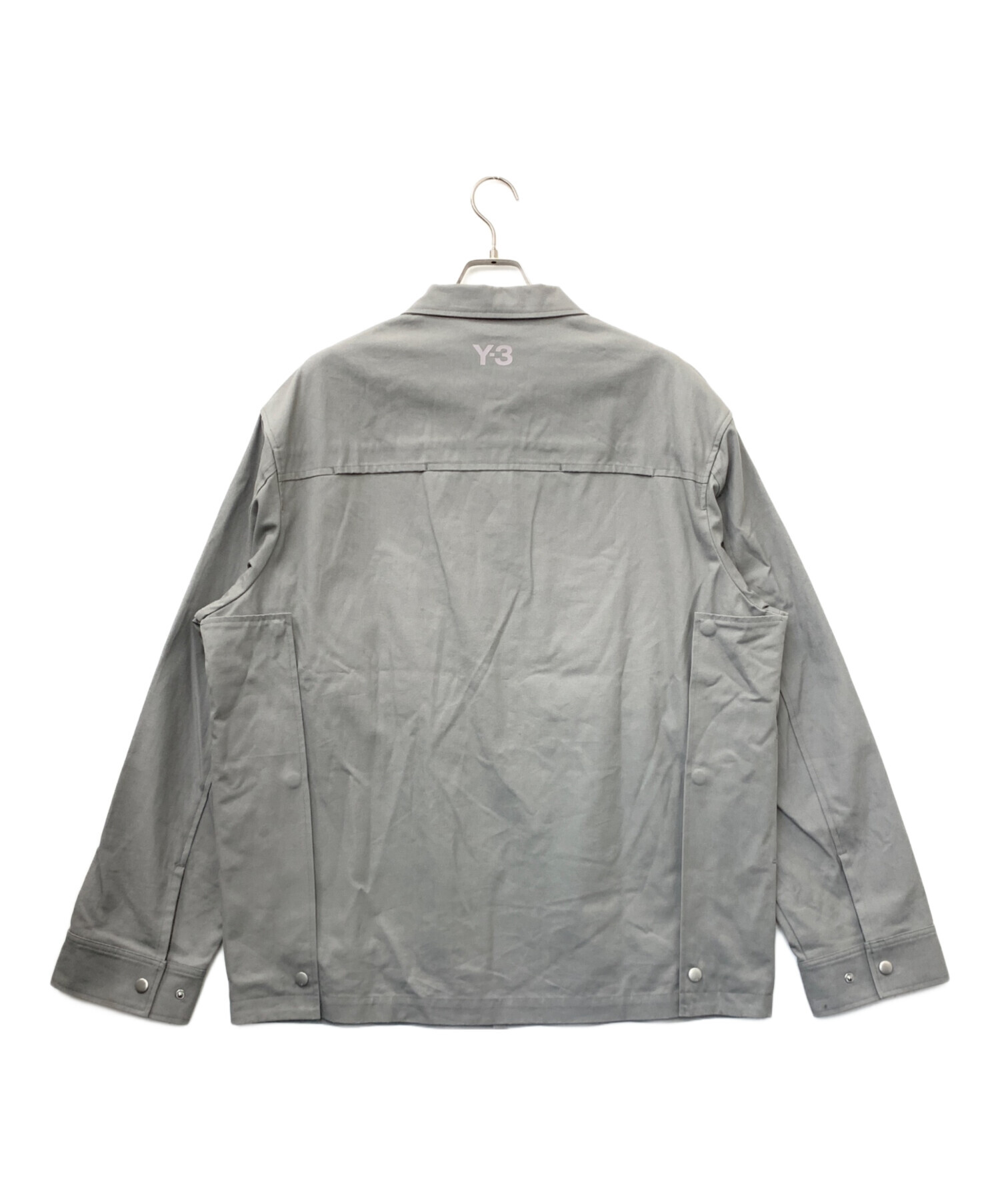 中古・古着通販】Y-3 (ワイスリー) オーバーサイズシャツ グレー