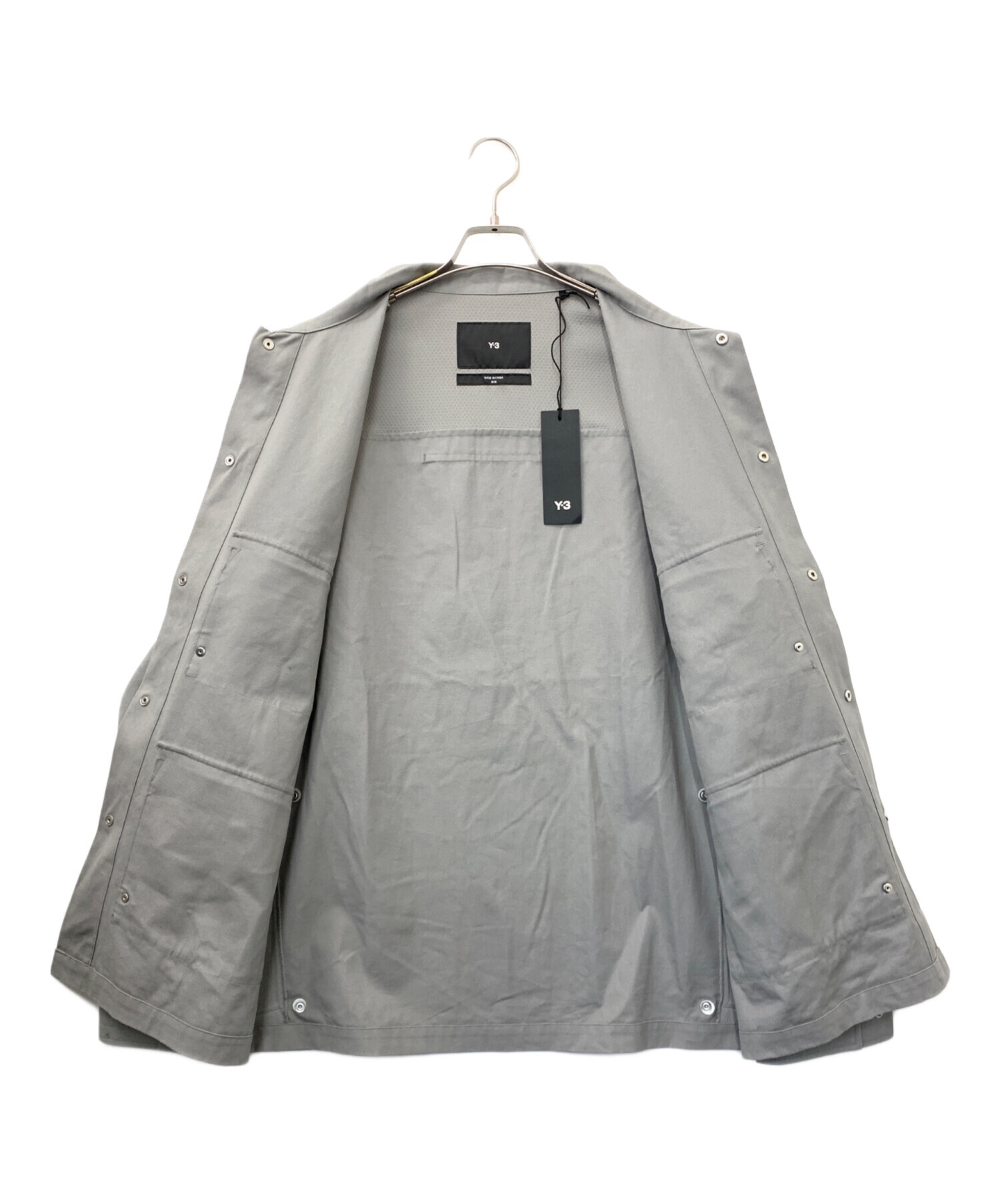 ちなページです 中古・古着通販】Y-3 (ワイスリー) オーバーサイズシャツ グレー