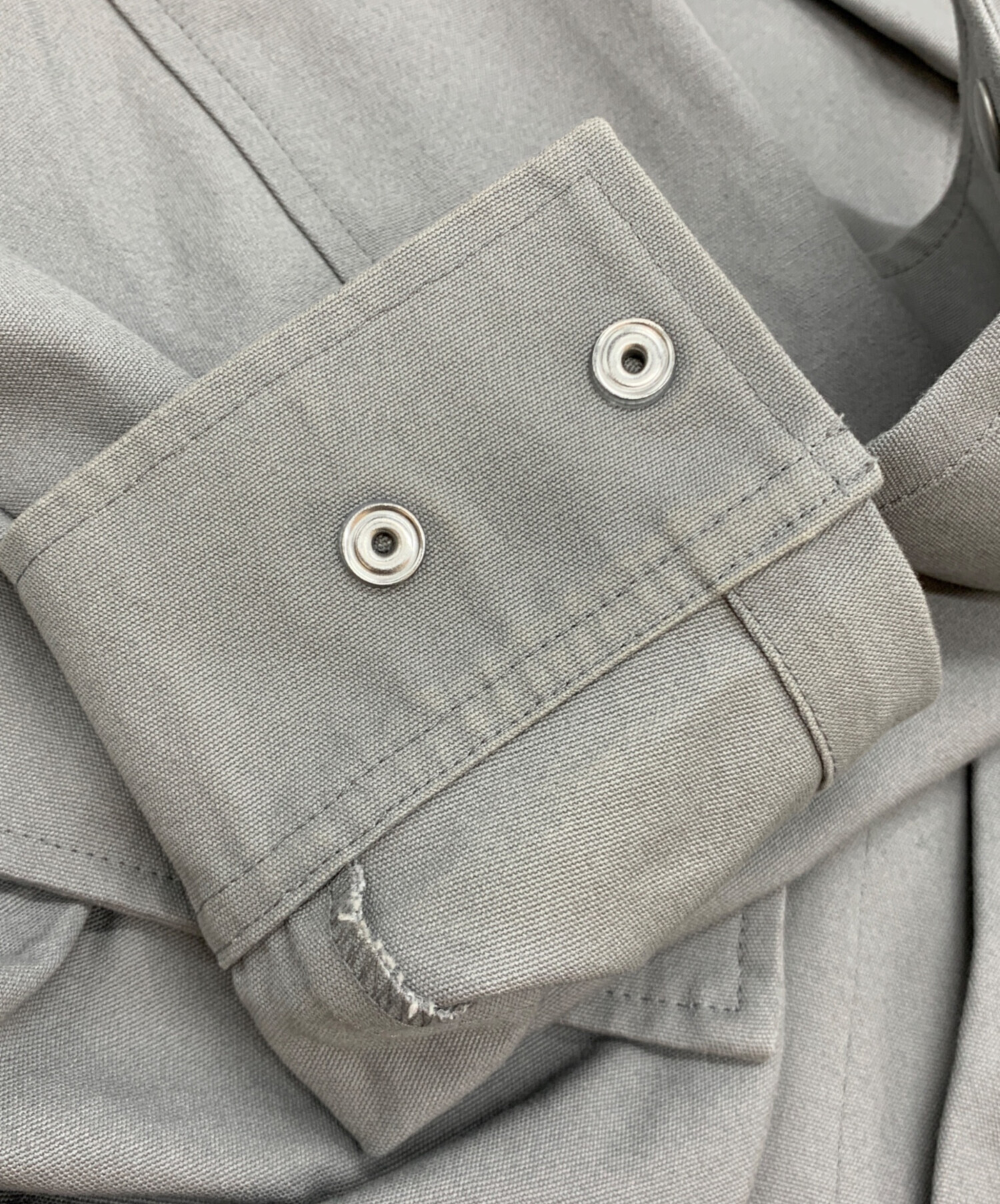 中古・古着通販】Y-3 (ワイスリー) オーバーサイズシャツ グレー