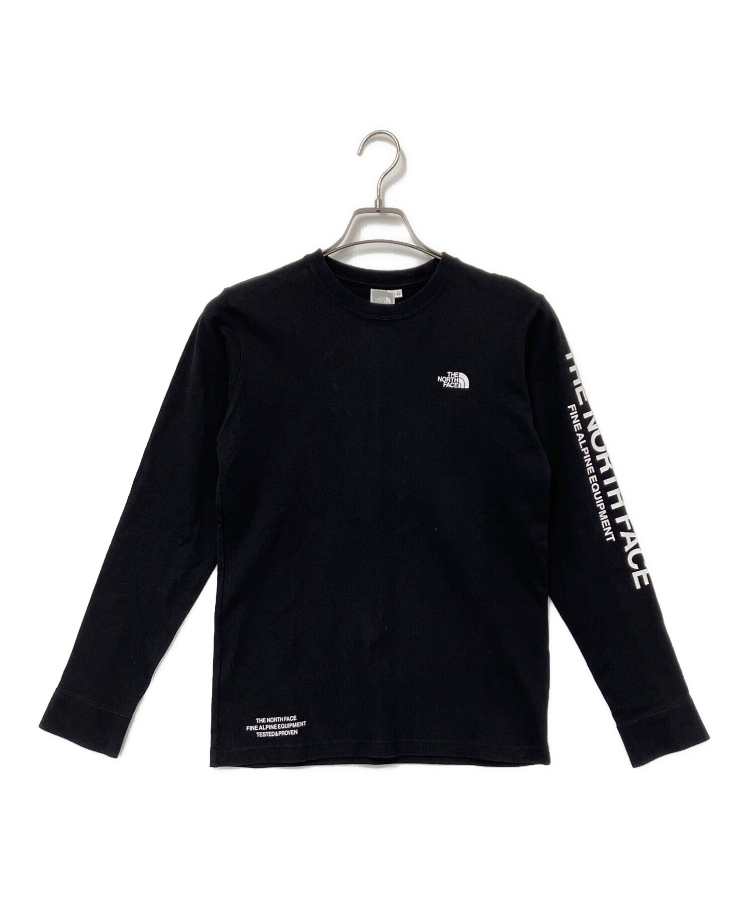 【新品未使用】THE NORTH FACE 長袖カットソー M 黒 中古・古着通販】THE NORTH FACE (ザ ノース フェイス) 長袖カットソー