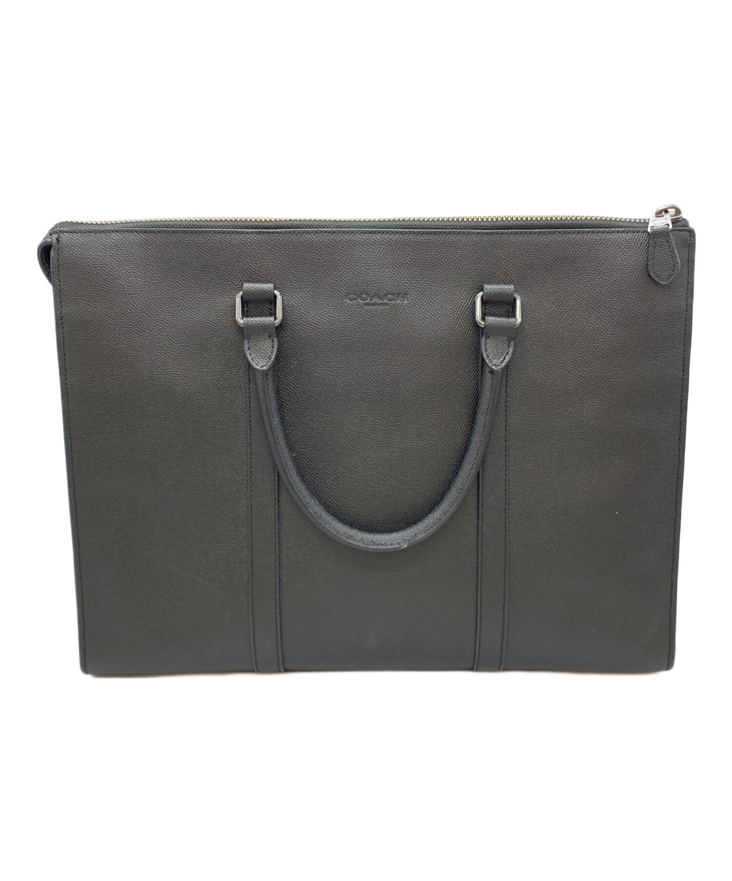 ほぼ未使用品✨コーチ グラハム ストラクチャード ブリーフケース 2way 紺 中古・古着通販】COACH (コーチ) グラハム ブリーフケース