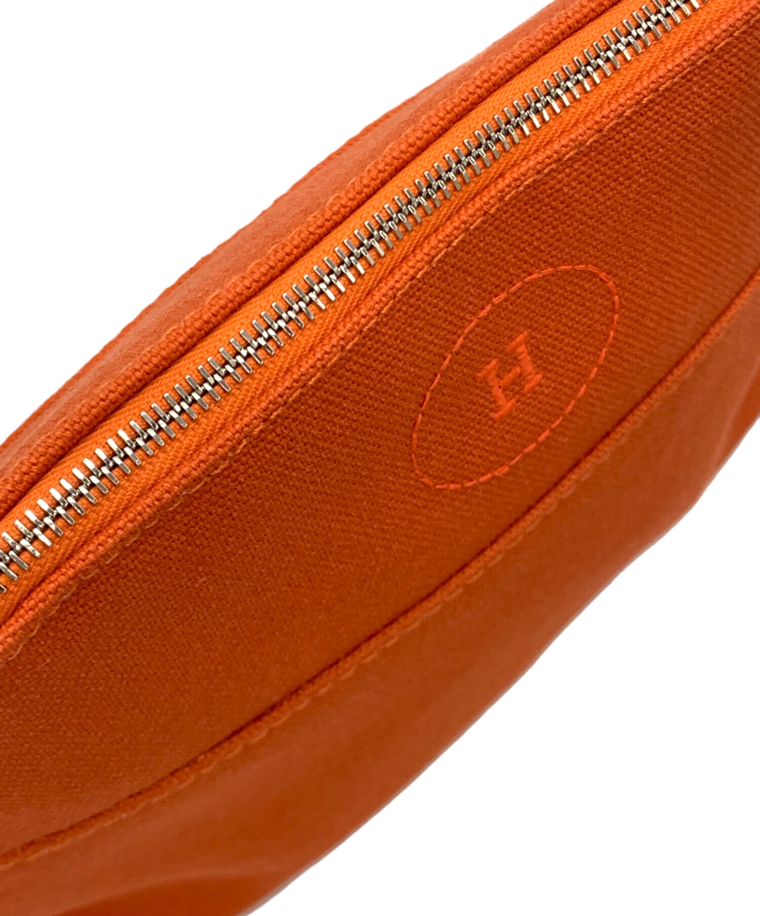 中古・古着通販】HERMES (エルメス) ボリードポーチ ミニ オランジュ 