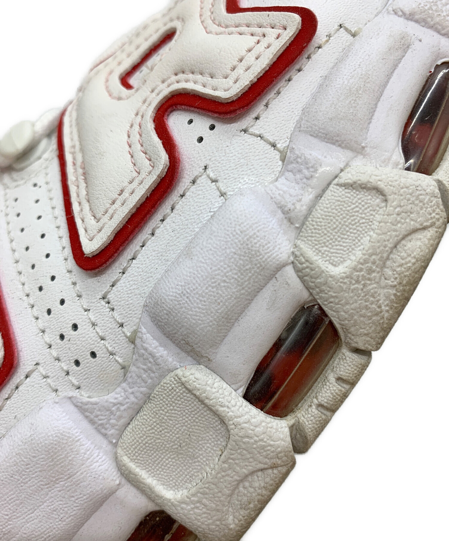 中古・古着通販】NIKE (ナイキ) AIR MORE UPTEMPO 96 ホワイト