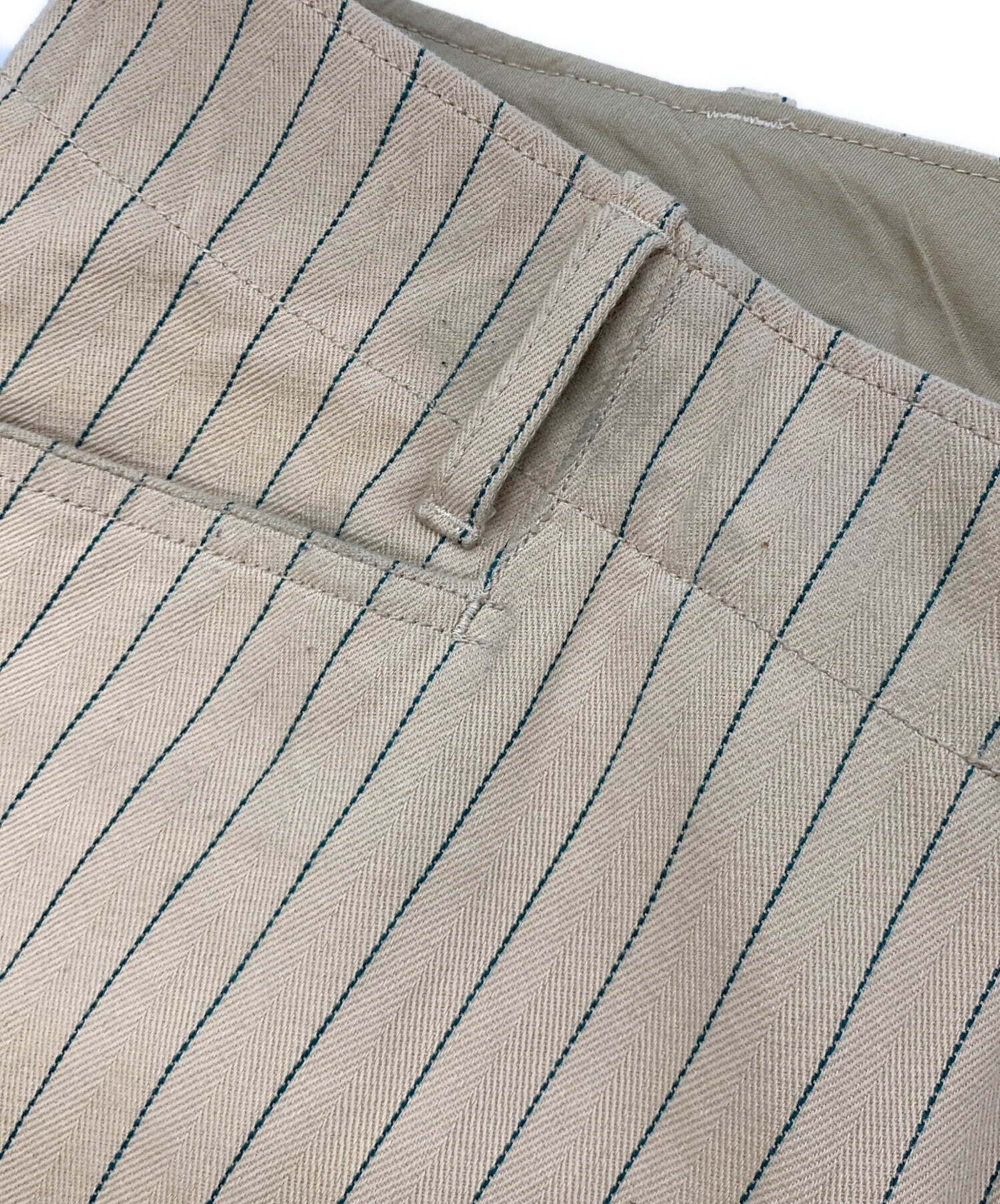 中古・古着通販】Schott (ショット) STRIPE FRISCO PANTS ベージュ