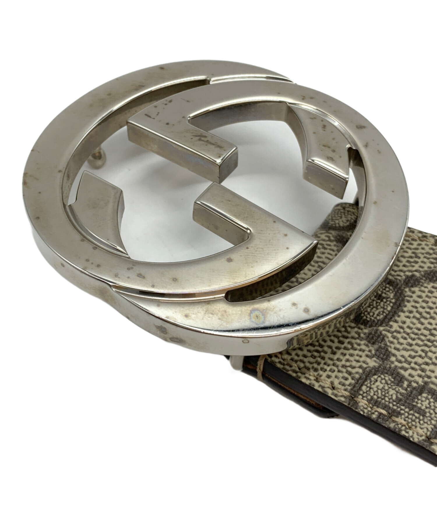 中古・古着通販】GUCCI (グッチ) インターロッキングGバックルベルト 