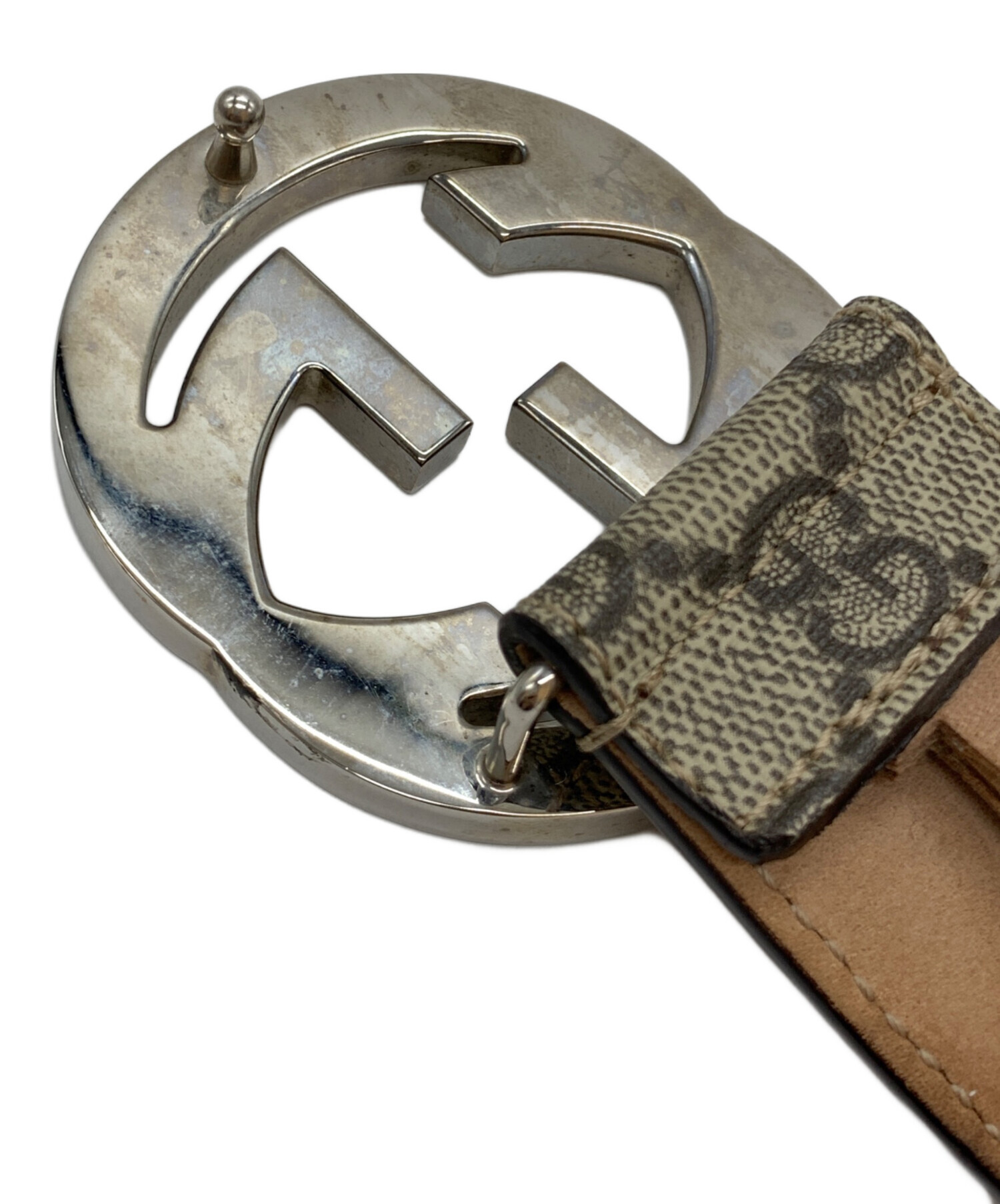 中古・古着通販】GUCCI (グッチ) インターロッキングGバックルベルト