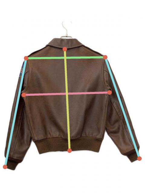 ⭐️2回着用THE REAL McCOY'S A-2 フライト　size42 中古・古着通販】THE REAL McCOY'S (ザ・リアルマッコイズ) A-2レザー