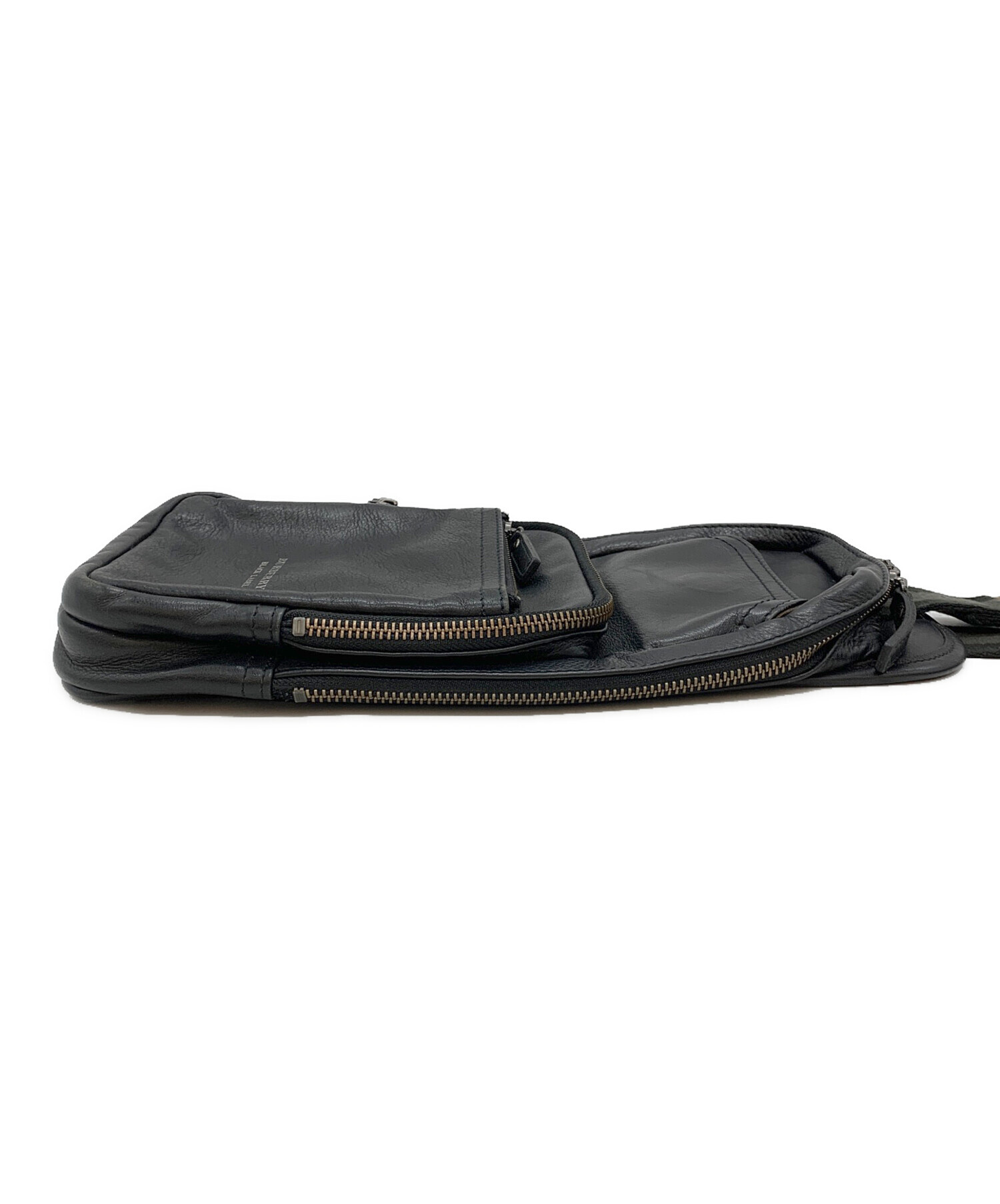 中古バーバリーブラックレーベルボディバッグ BURBERRY BLACK LABEL ウエストバッグ ボディバッグ メンズ バーバリー