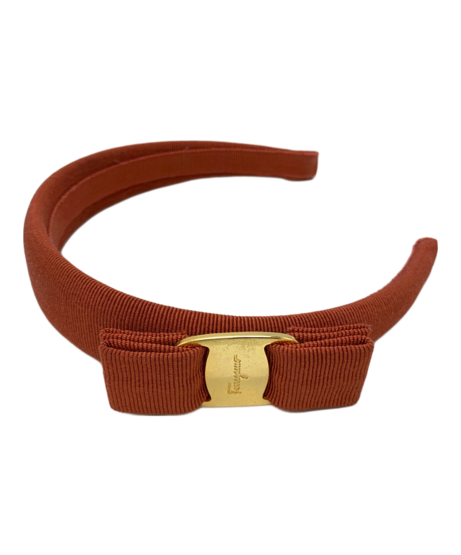 中古・古着通販】Ferragamo (フェラガモ) カチューシャ ブラウン