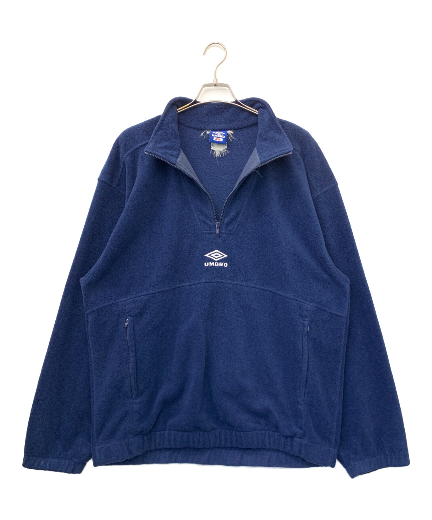 中古・古着通販】UMBRO (アンブロ) ハーフジップスウェット ネイビー