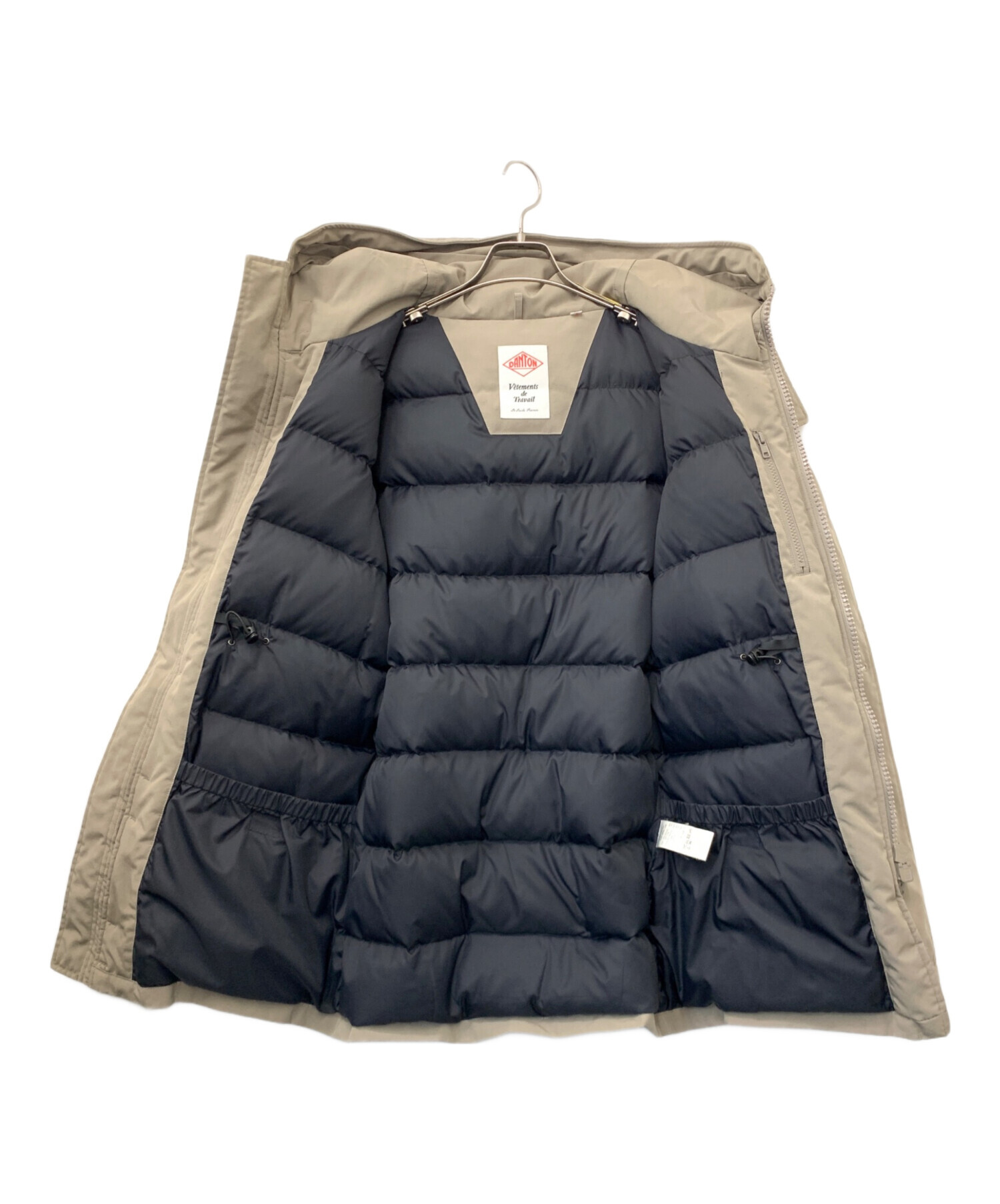 中古・古着通販】DANTON (ダントン) ロングダウンコート ベージュ