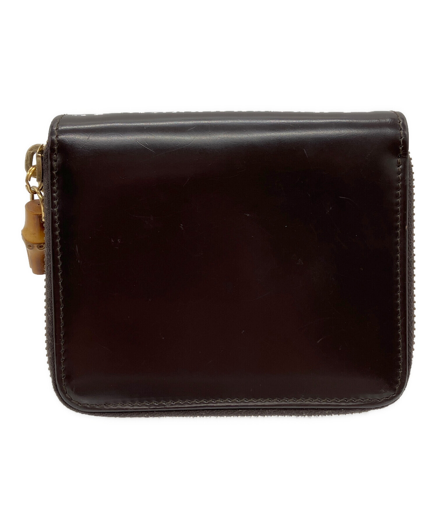 中古・古着通販】GUCCI (グッチ) ラウンドファスナー財布 ブラウン