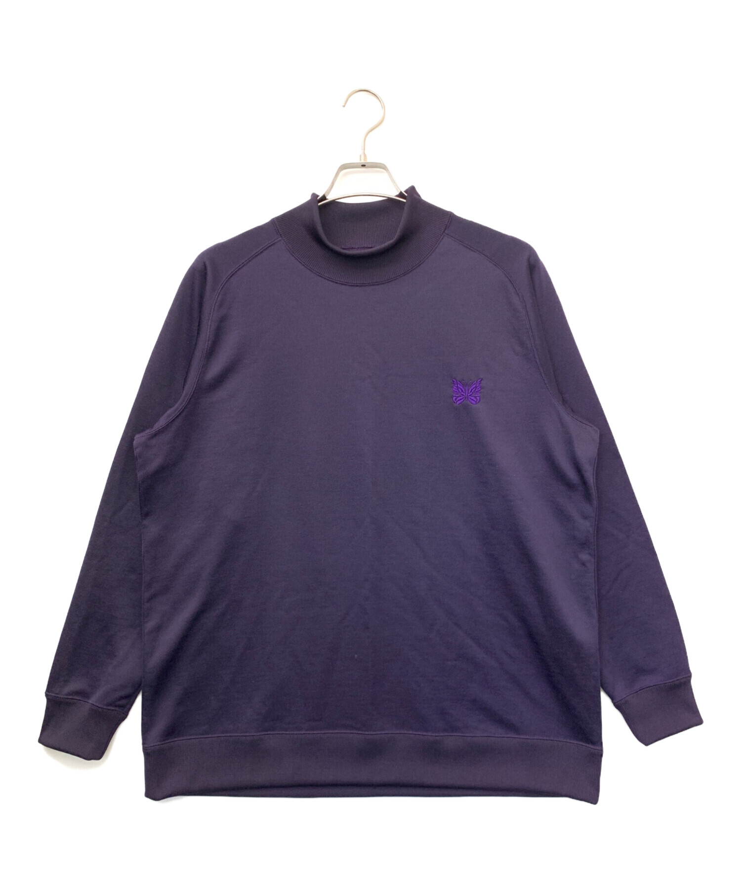 中古・古着通販】Needles (ニードルズ) L/S Mock Neck Tee パープル 
