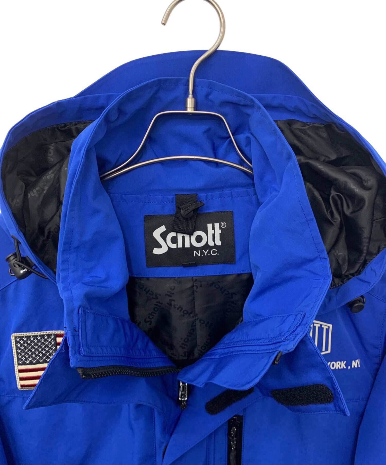 中古・古着通販】Schott (ショット) SYNTHTIC FIELD JACKET ブルー