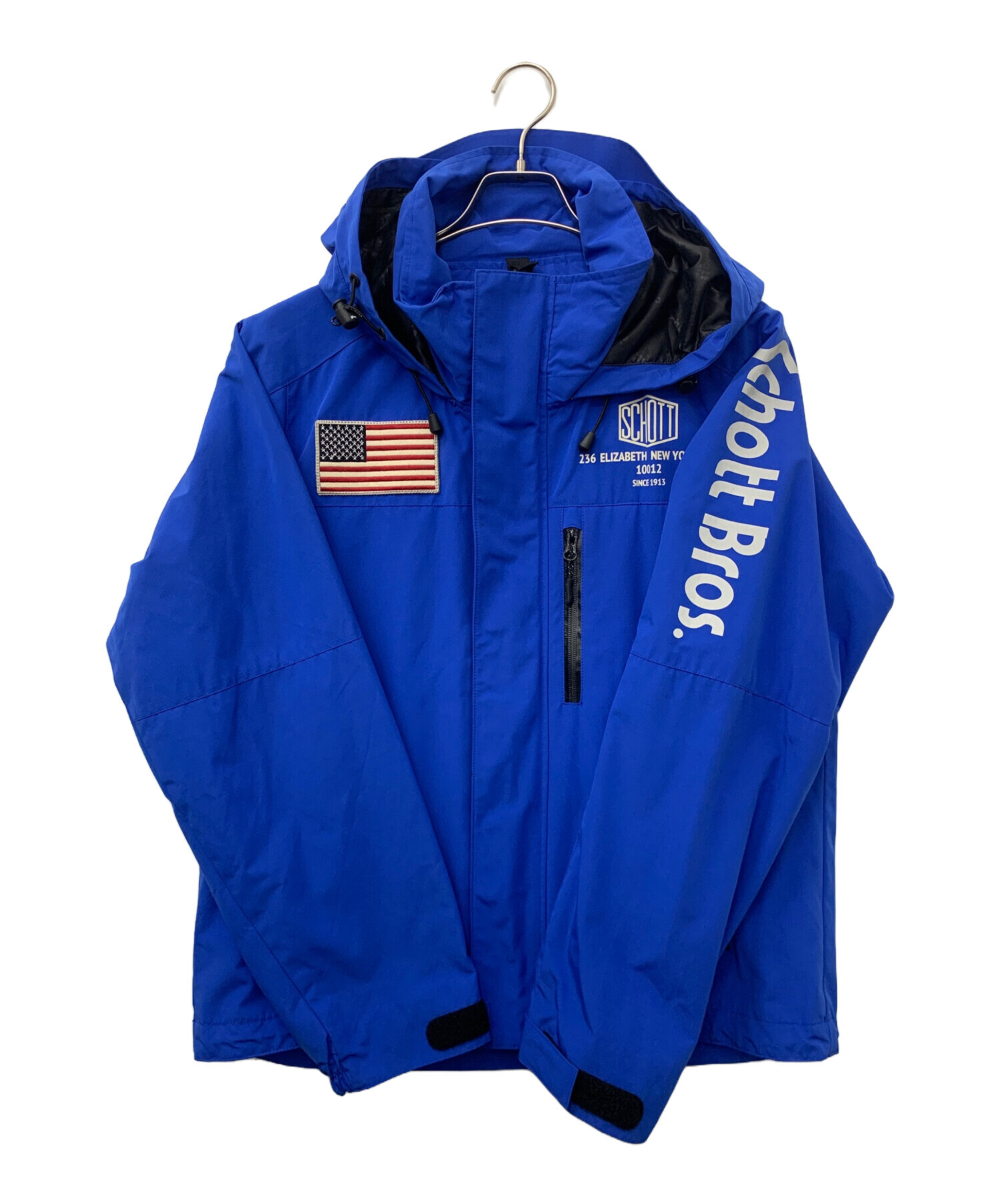 【美品】Schott SYNTHTIC FIELD JACKET XLサイズ 中古・古着通販】Schott (ショット) SYNTHTIC FIELD JACKET ブルー