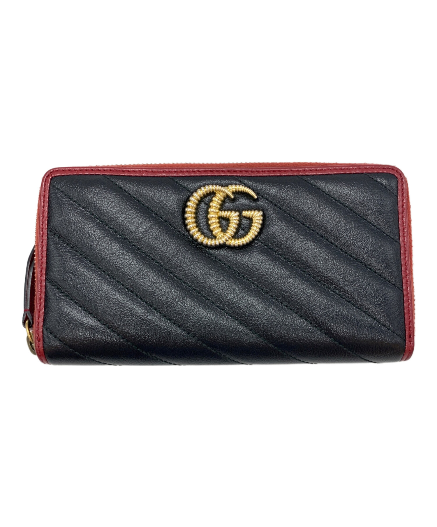 新品　グッチ GGマーモント 長財布 573810 赤　黒 GUCCI レザー 800000093512000-6_f3501bdd-