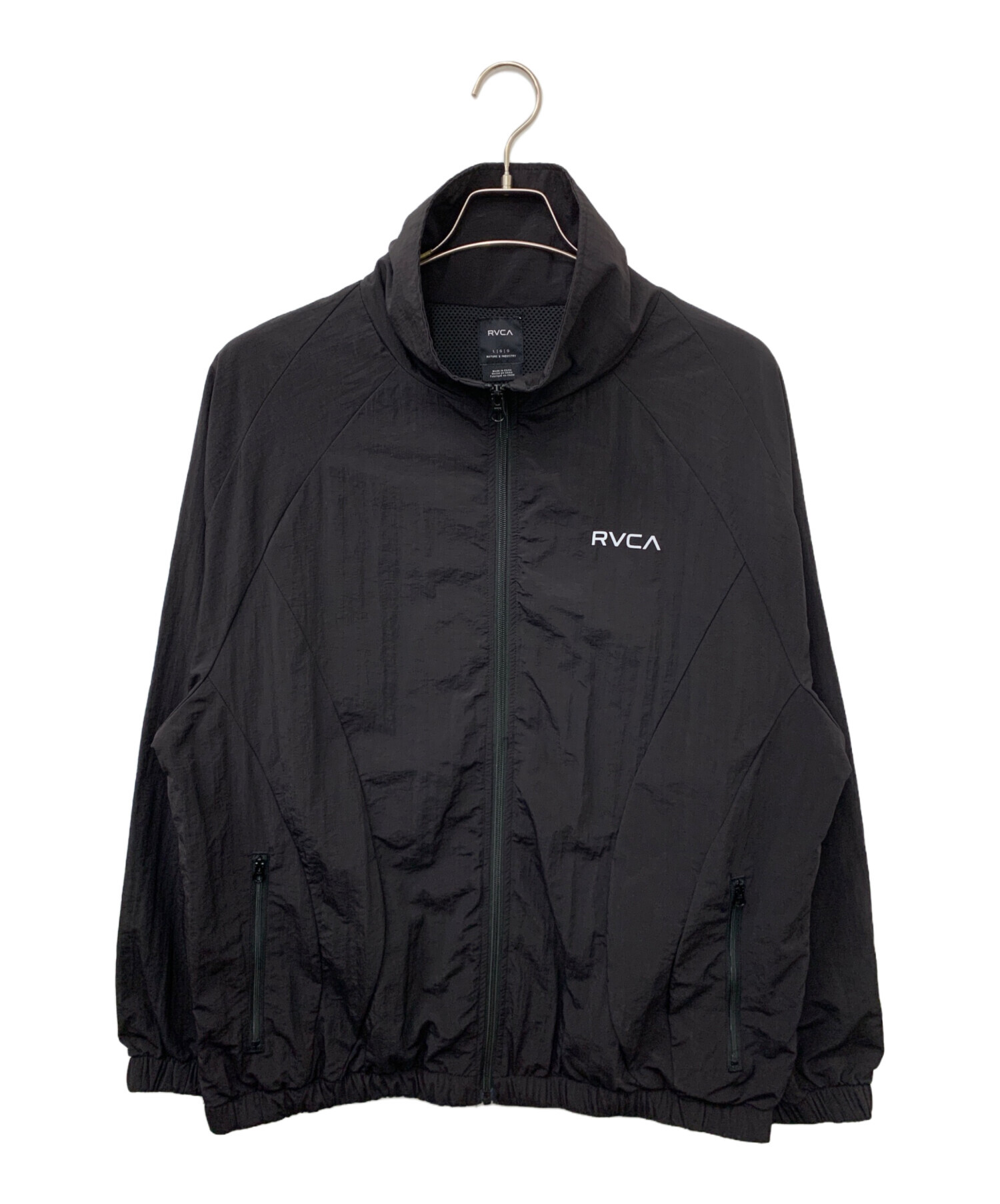 中古・古着通販】RVCA (ルーカ) ナイロンジャケット ブラック サイズ:L