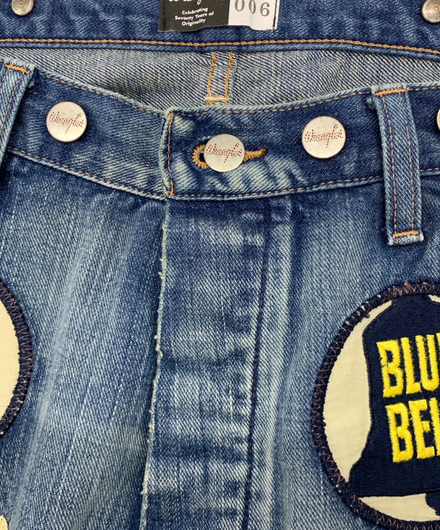 WANDLER ワンドラー デニムパンツ レディース 【古着】【中古】 中古・古着通販】Wrangler (ラングラー) デニムパンツ ブルー サイズ:M