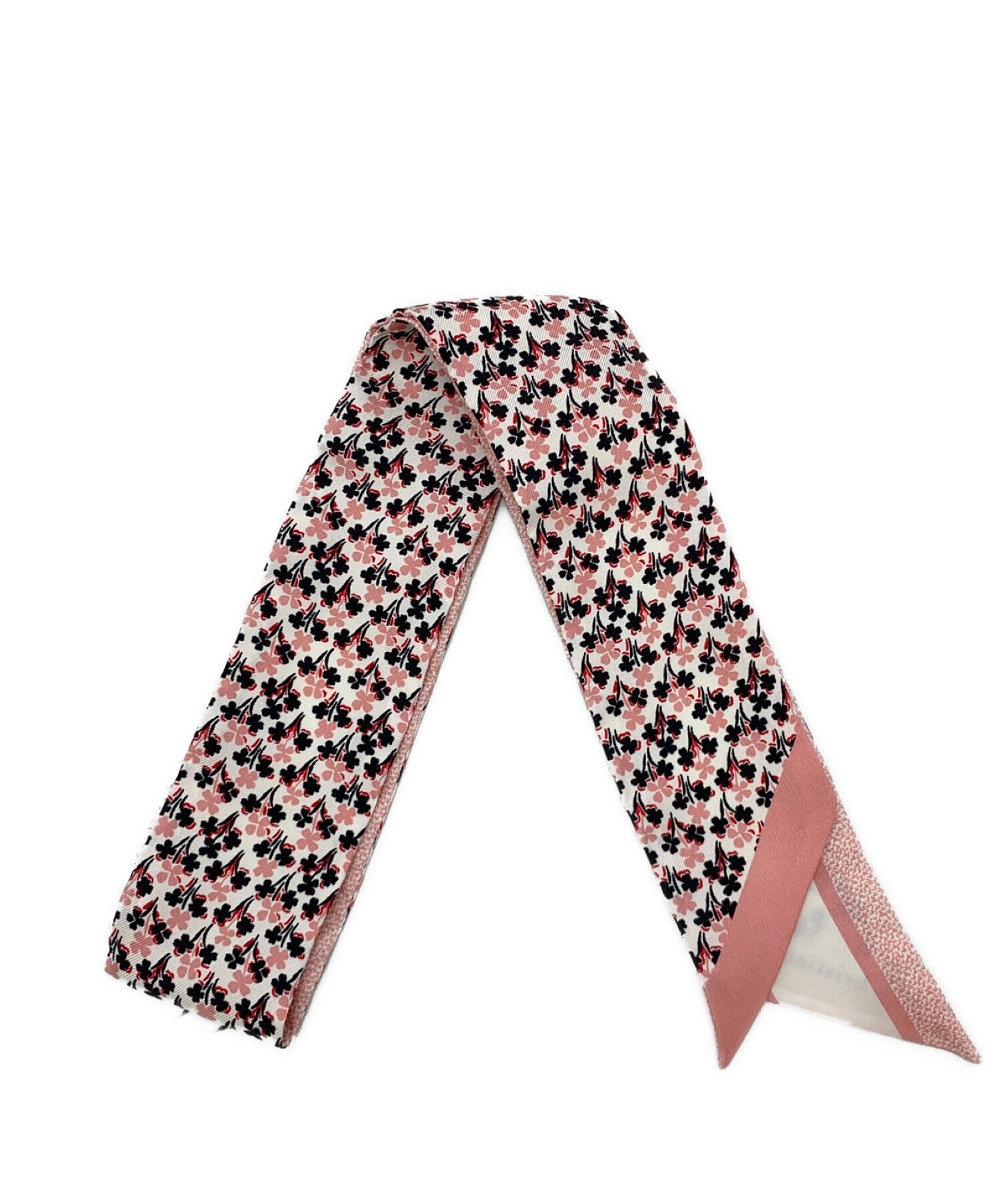 Dior チェック柄 フリンジ付きスカーフ 中古・古着通販】Christian Dior (クリスチャン ディオール) シルク