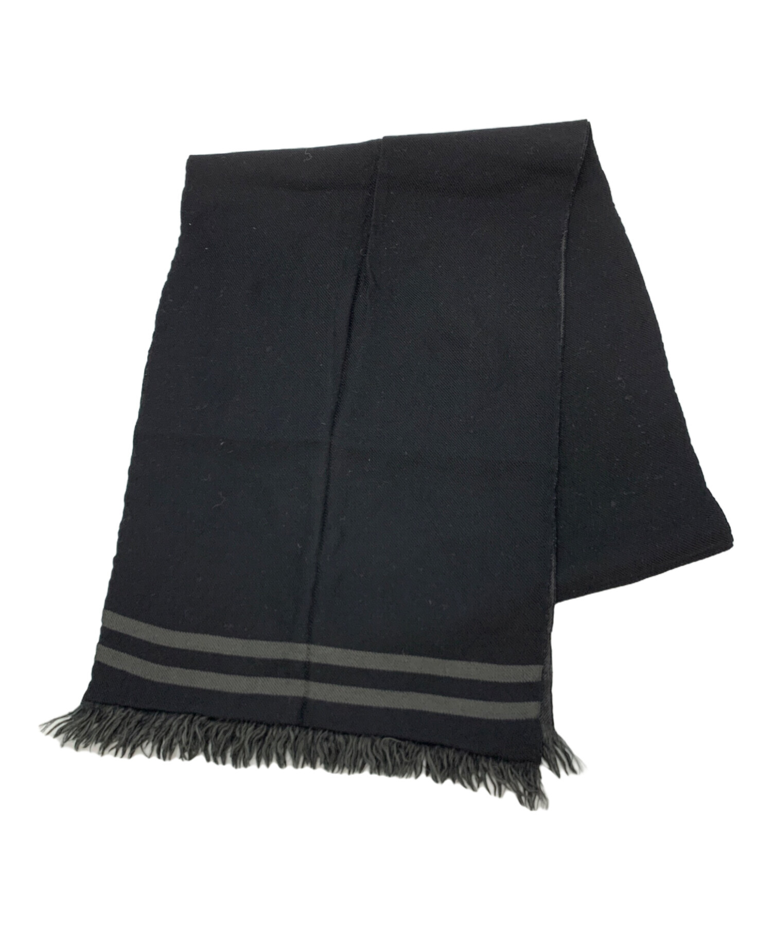 新品未使用・GUCCI ストール 中古・古着通販】GUCCI (グッチ) ストール ブラック×グレー｜ブランド