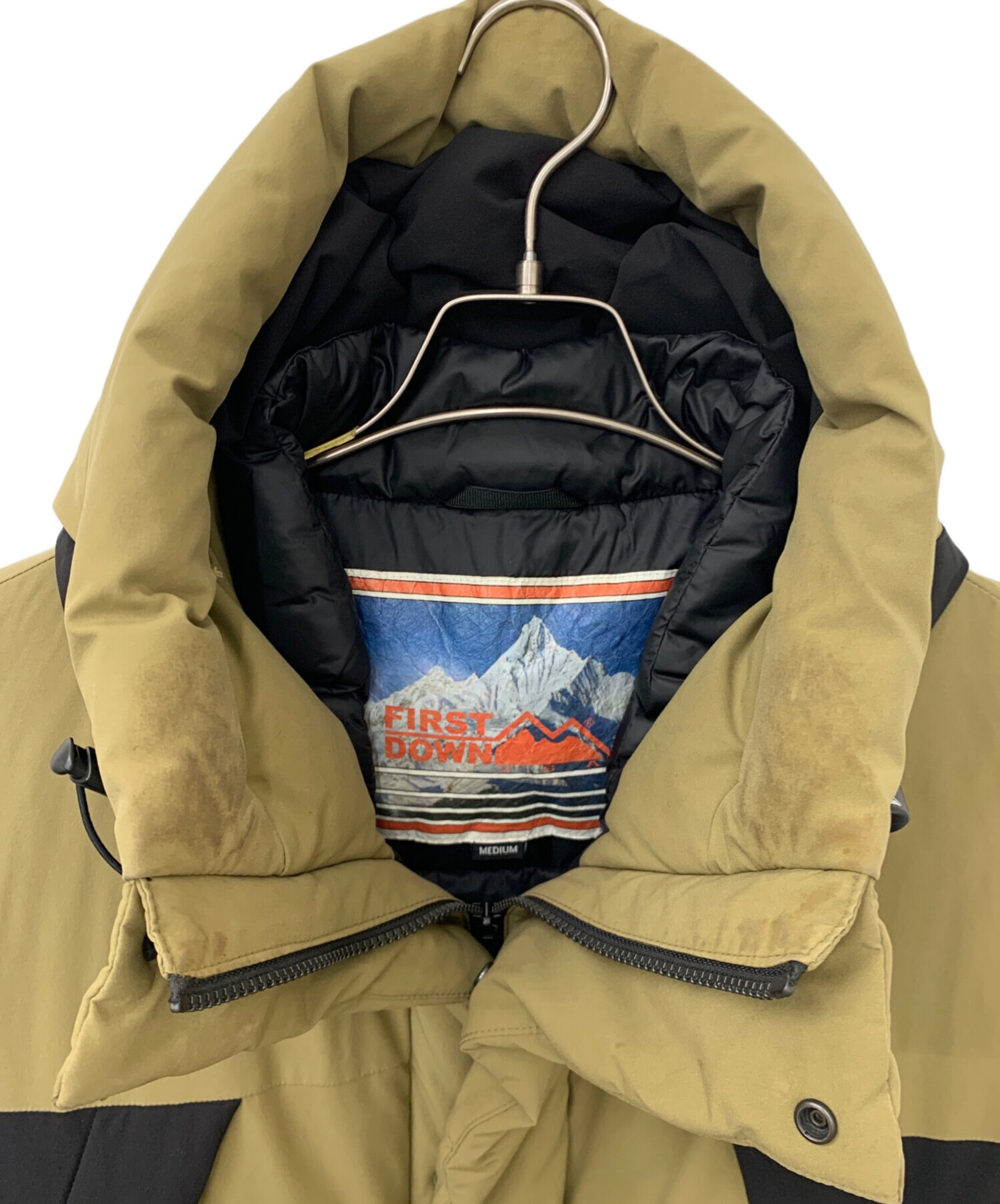 中古・古着通販】FIRST DOWN (ファーストダウン) パネルショートダウン 