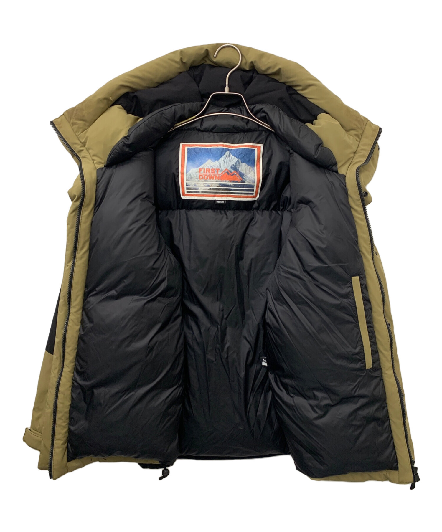中古・古着通販】FIRST DOWN (ファーストダウン) パネルショートダウン 