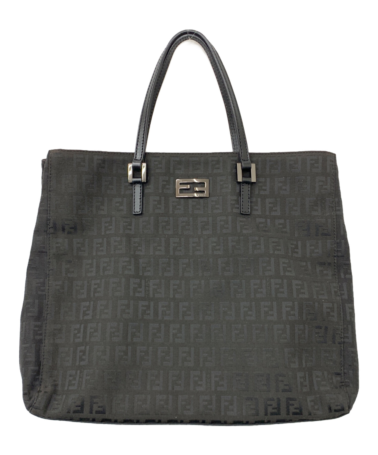 FENDI (フェンディ) ズッキーノ トートバッグ ダークブラウン