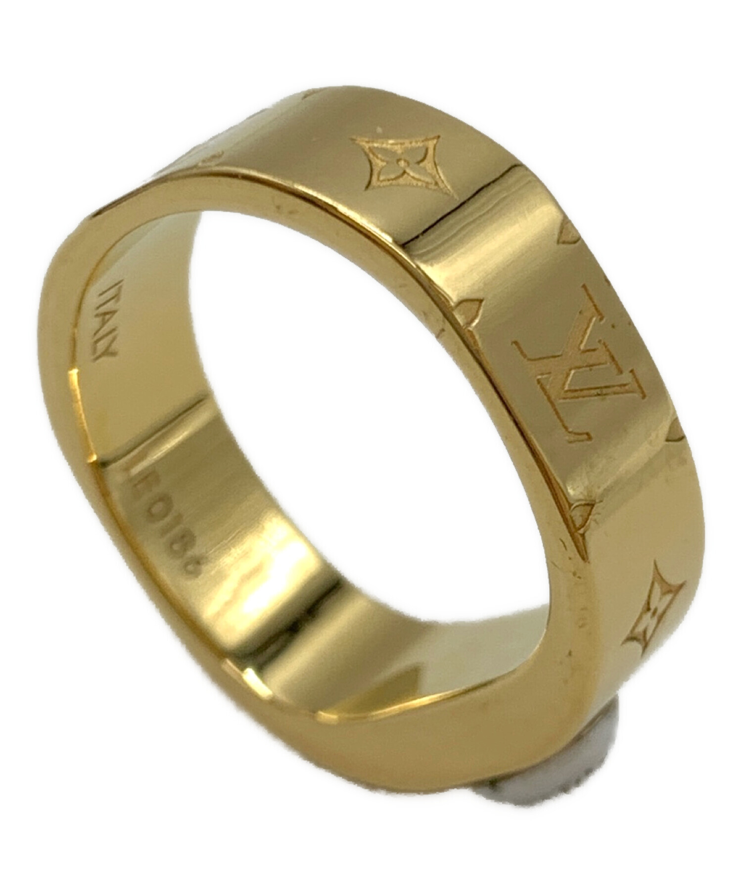 Louis Vuitton ゴールドリング　S 中古・古着通販】LOUIS VUITTON (ルイ ヴィトン) リング・ナノグラム