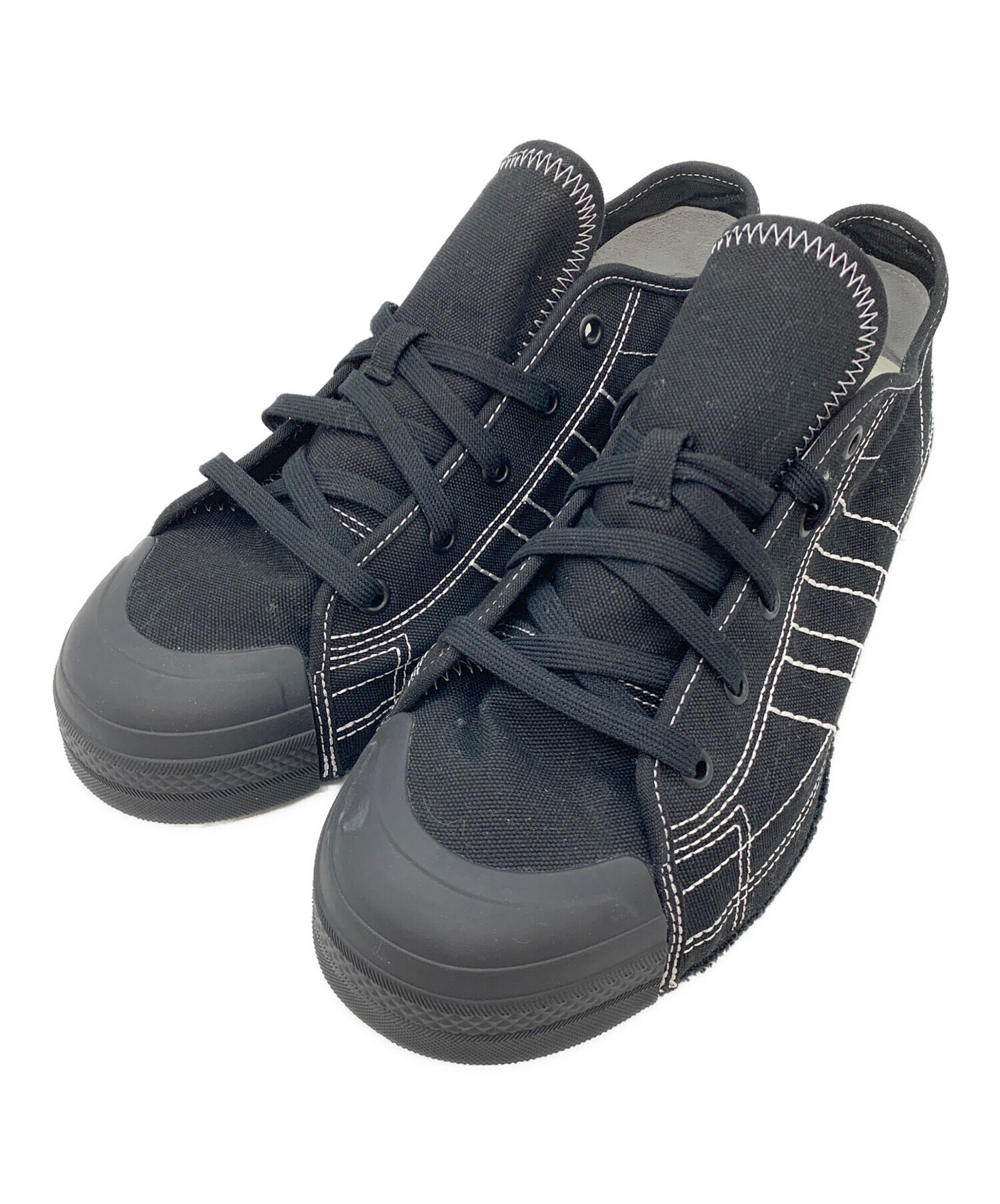 中古・古着通販】adidas (アディダス) NIZZA LO ブラック サイズ:28.5