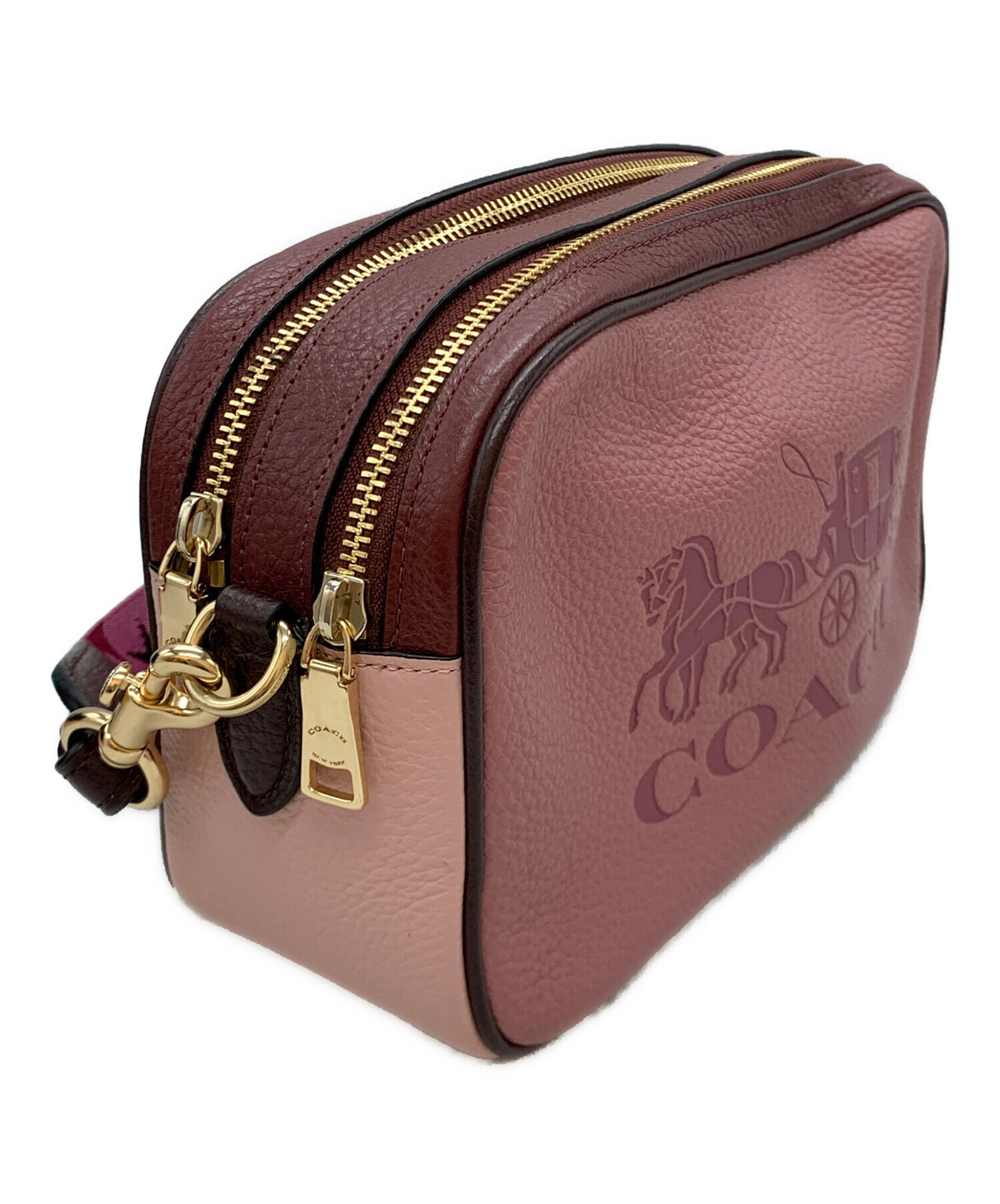 中古・古着通販】COACH (コーチ) ショルダーバッグ ピンク｜ブランド