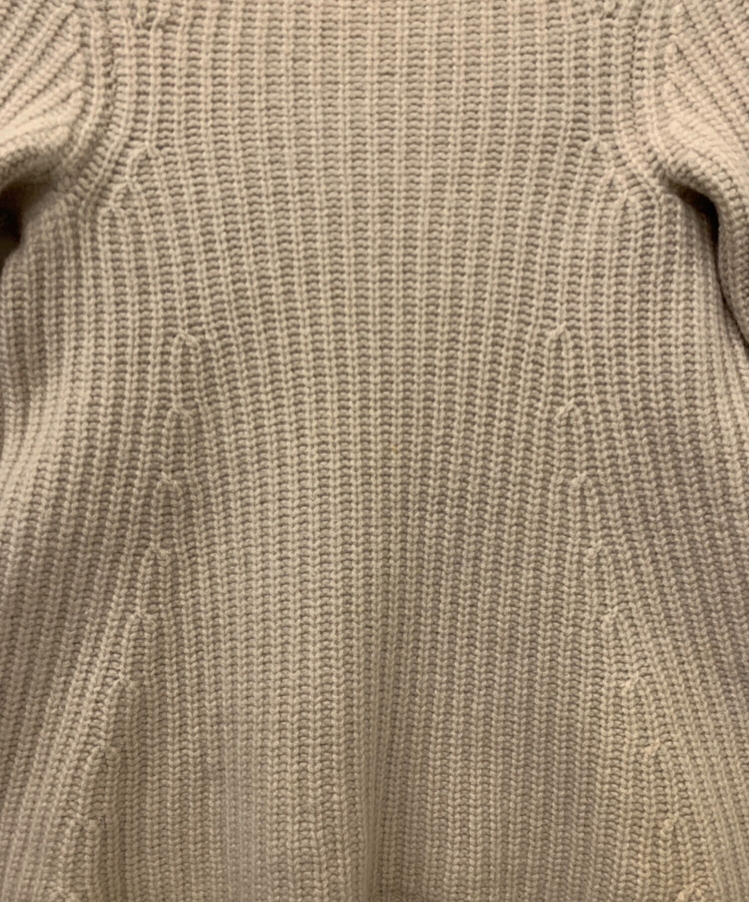 アクネストゥディオズ ACNE STUDIOS ニット 衣料品 トップス ウール レディース ベージュ系 【中古】 中古・古着通販】ACNE STUDIOS (アクネ ストゥディオス) 厚手ニット