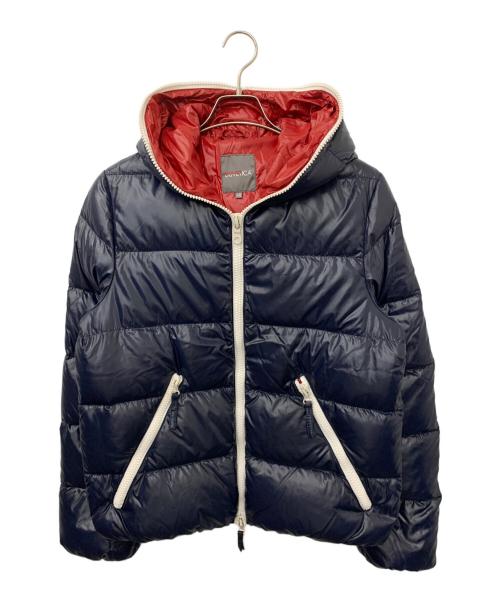 Duvetica フード付きダウンジャケット 44 ネイビー 中古・古着通販】DUVETICA (デュベティカ) ダウンジャケット ネイビー